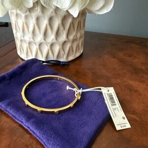 TORY BURCH Miller Stud Hinge Bangle Bracelet